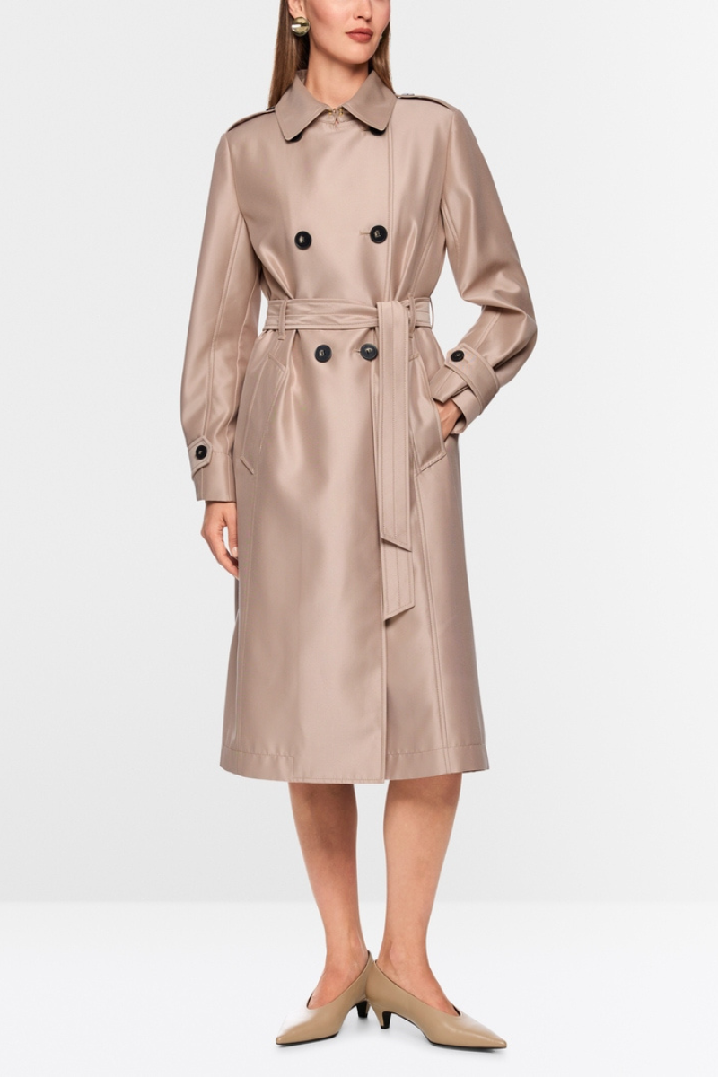 An image of the Marc Cain Classic Trench Coat