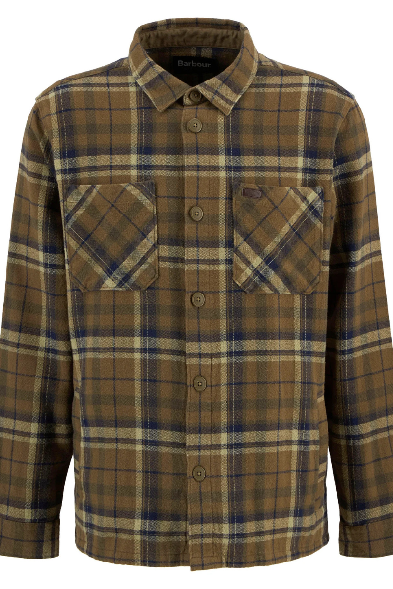An image of the Barbour Trent Checked Overshirt