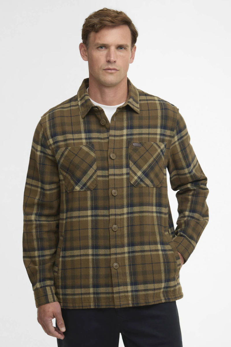 An image of the Barbour Trent Checked Overshirt