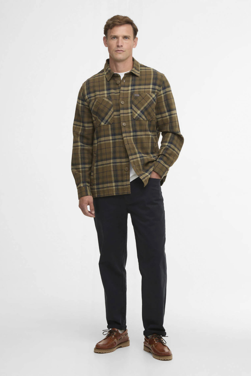An image of the Barbour Trent Checked Overshirt