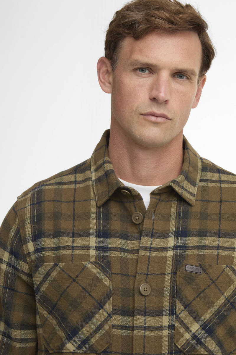 An image of the Barbour Trent Checked Overshirt