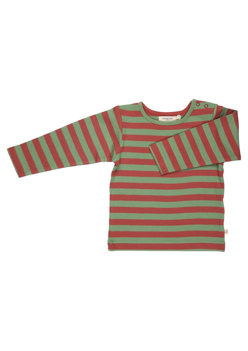 An image of the Pigeon T-Shirt (Breton Stripe)