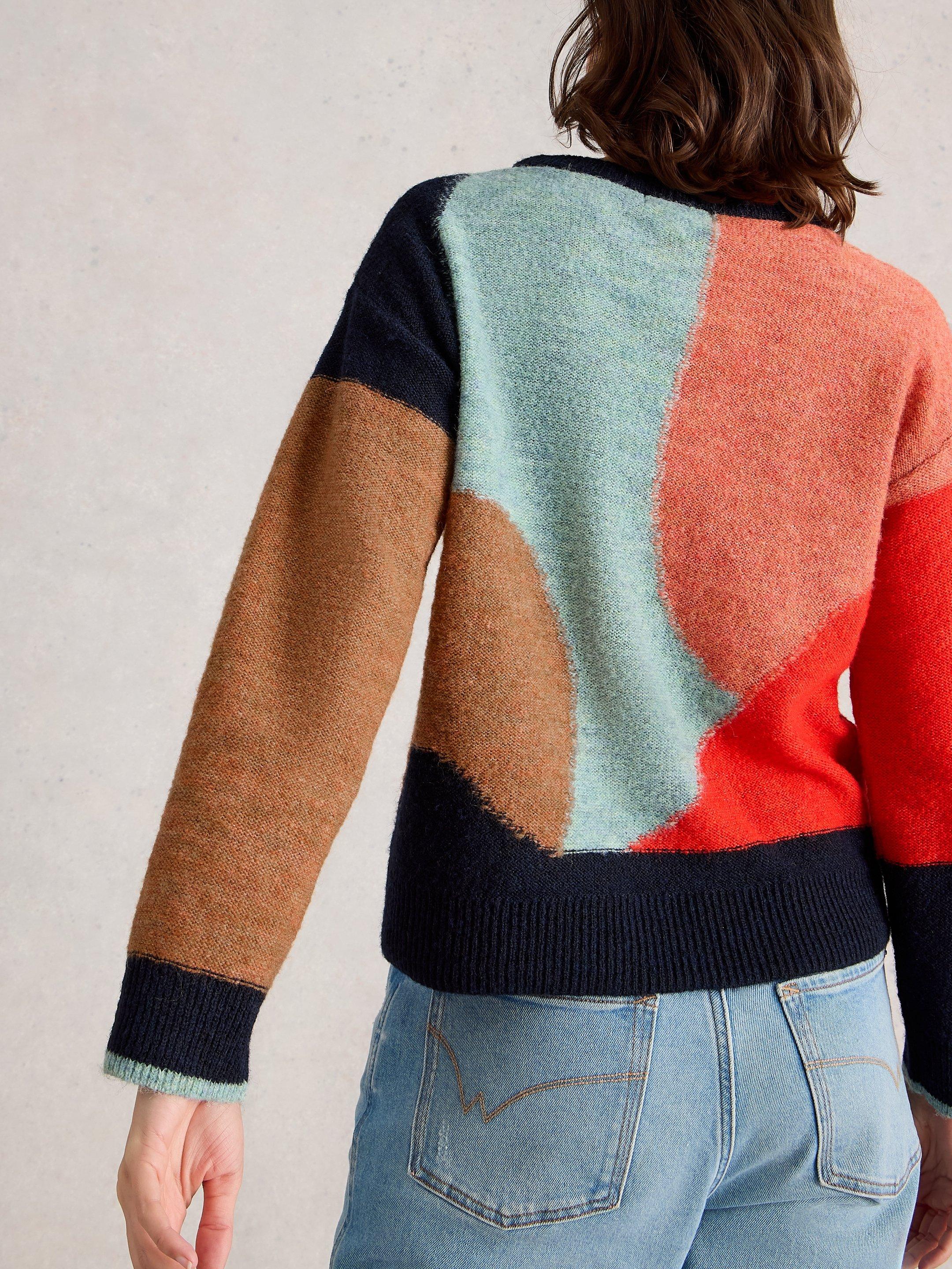 An image of the White Stuff Freya Abstract Jumper