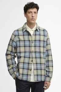 An image of the Barbour Vennel Textured Tartan Overshirt