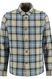 An image of the Barbour Vennel Textured Tartan Overshirt