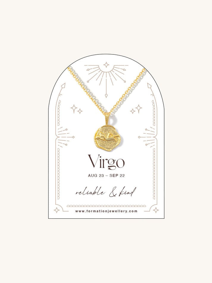 An image of the Formation Jewellery Zodiac Necklace - Virgo