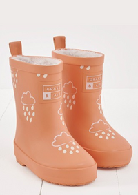 An image of the Grass & Air Colour Changing Kids Wellies