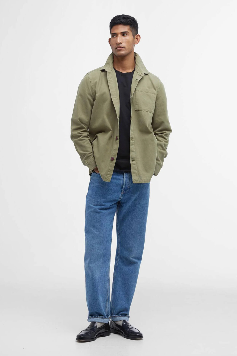 An image of the Barbour Regular Washed Overshirt