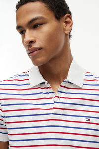 Interlock Stripe Reg Polo