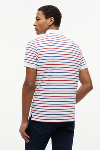Interlock Stripe Reg Polo