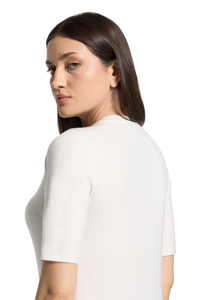 An image of the Betty Barclay Short Sleeve Knitted Sweater