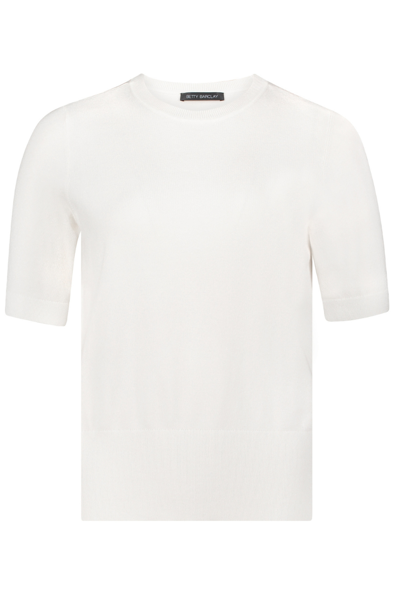 An image of the Betty Barclay Short Sleeve Knitted Sweater