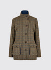 An image of the Dubarry Willow Long Length Tweed Utility Jacket
