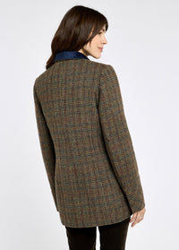 An image of the Dubarry Willow Long Length Tweed Utility Jacket