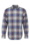 An image of the Gant Regular Fit Poplin Tartan Check Shirt