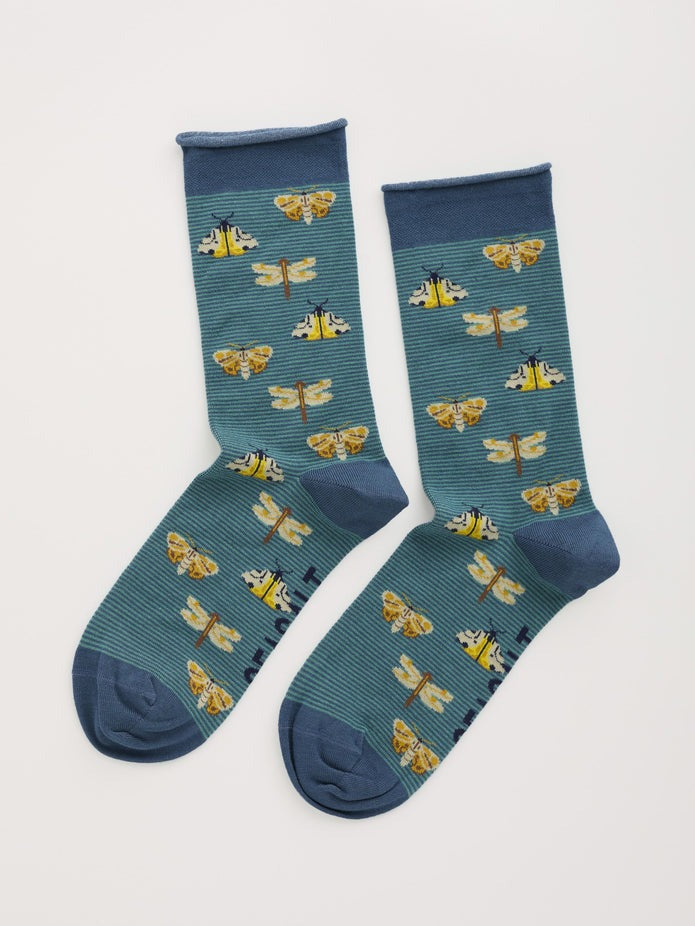 An image of the Seasalt Women's Bamboo Arty Socks