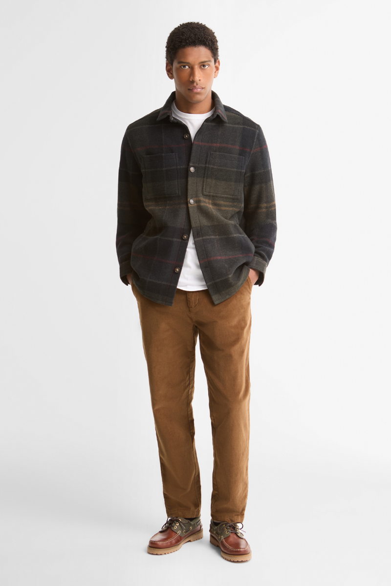 Woodlane Brushed Check Overshirt
