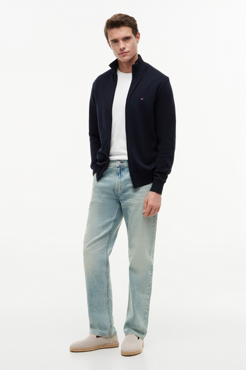 Essential Cotton Zip Thru