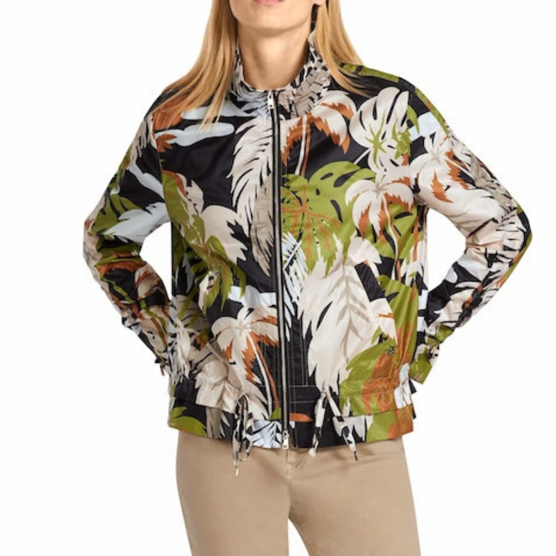 An image of the Marc Cain Outdoor Jacket Palm Print