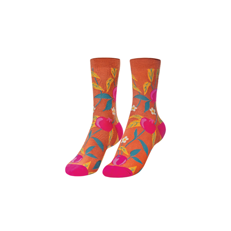 An image of the Powder Pomegranate Ankle Socks