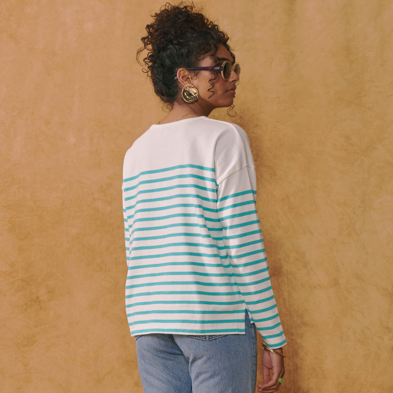 An image of the Maison Labiche Long Sleeve Sailor Top