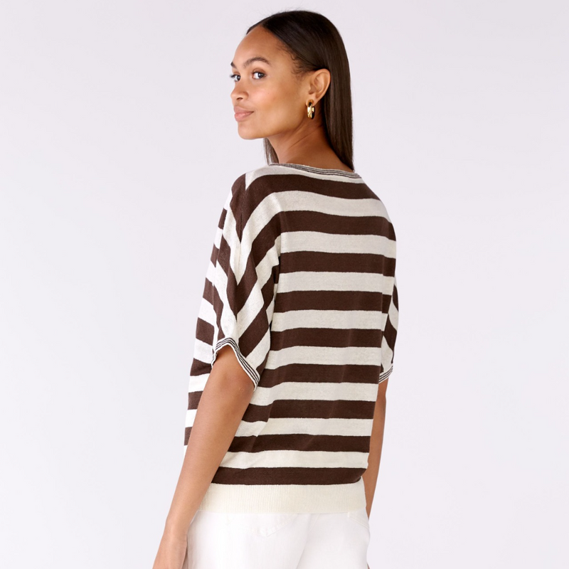 Short Sleeve Stripe Jumper