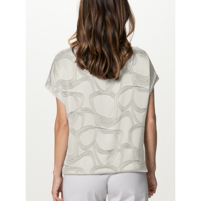 An image of the Bianca Sella Swirled Top