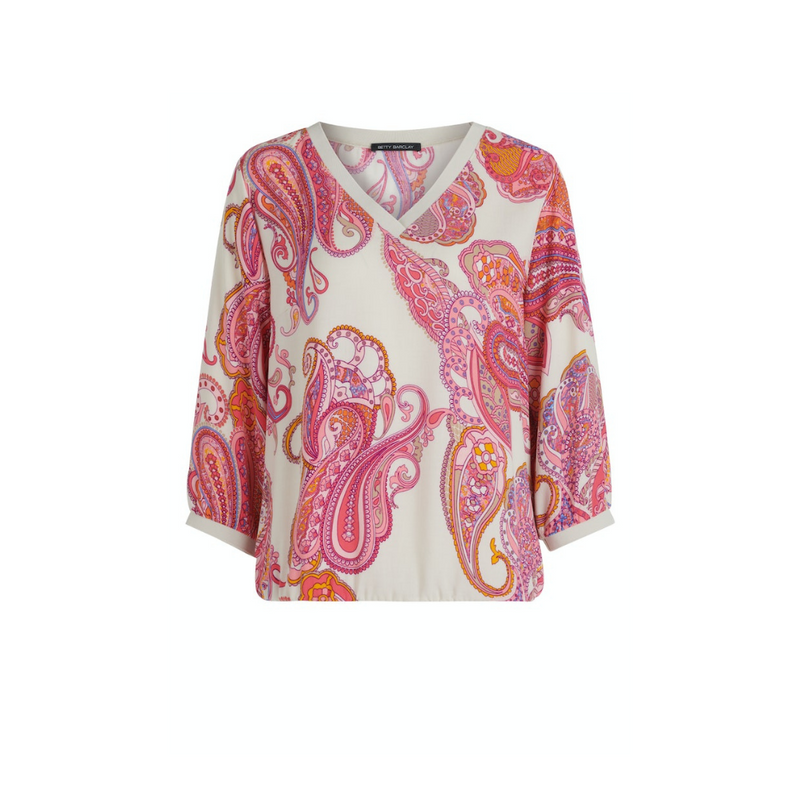 An image of the Betty Barclay V Neck Top