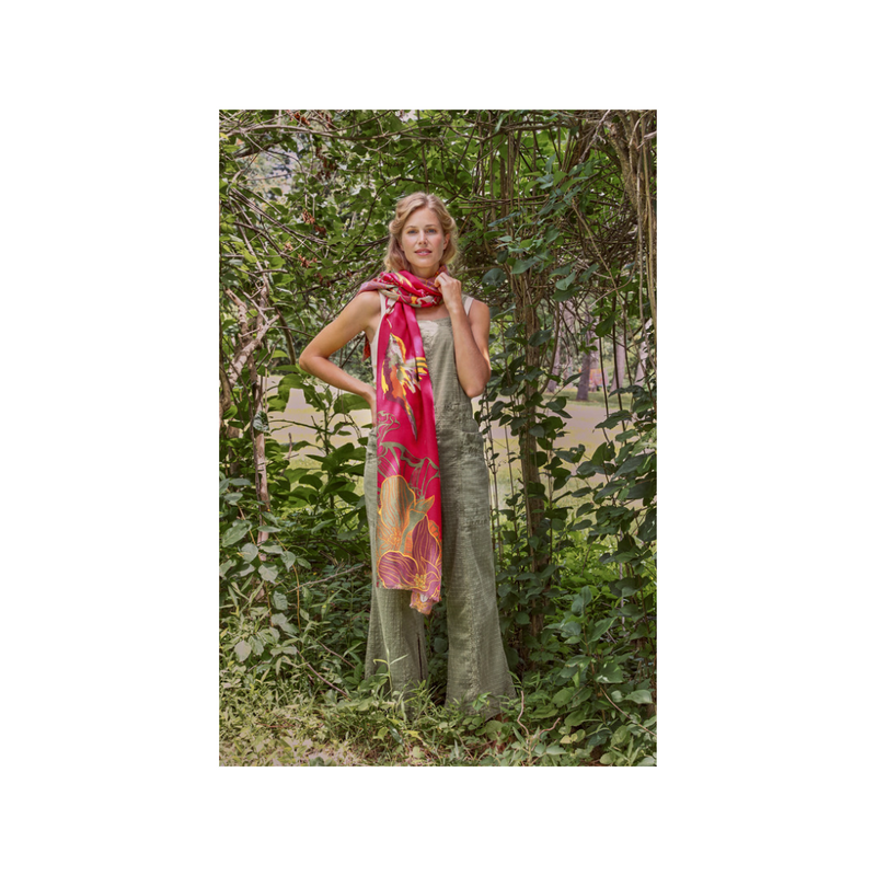An image of the Powder Print Scarf