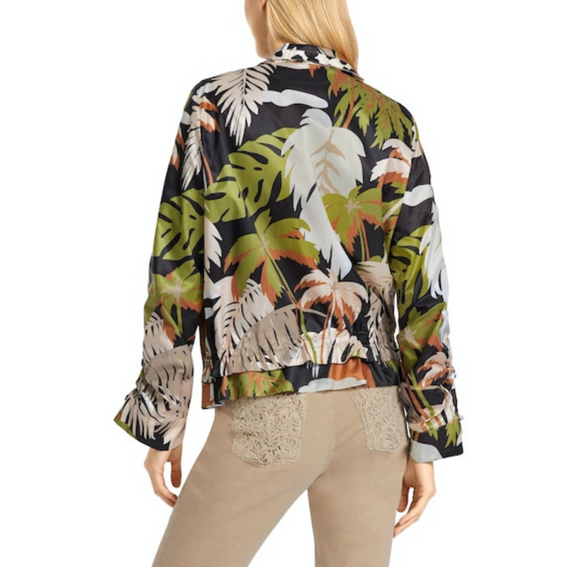 An image of the Marc Cain Outdoor Jacket Palm Print