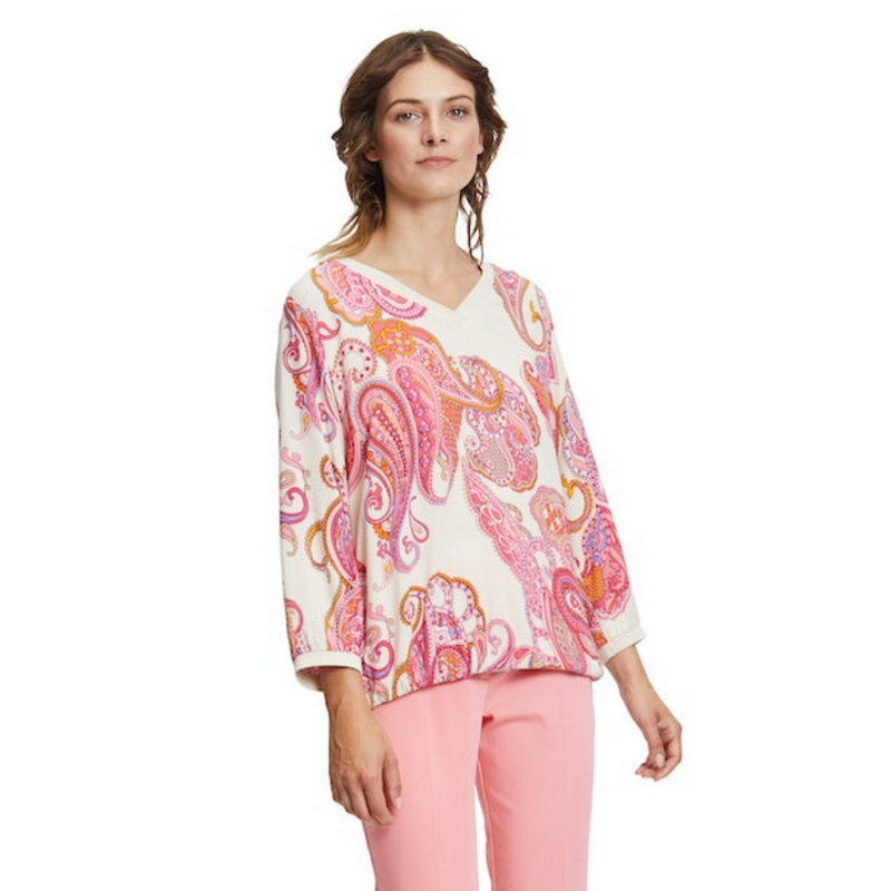 An image of the Betty Barclay V Neck Top