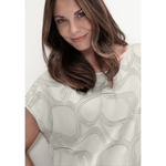 An image of the Bianca Sella Swirled Top