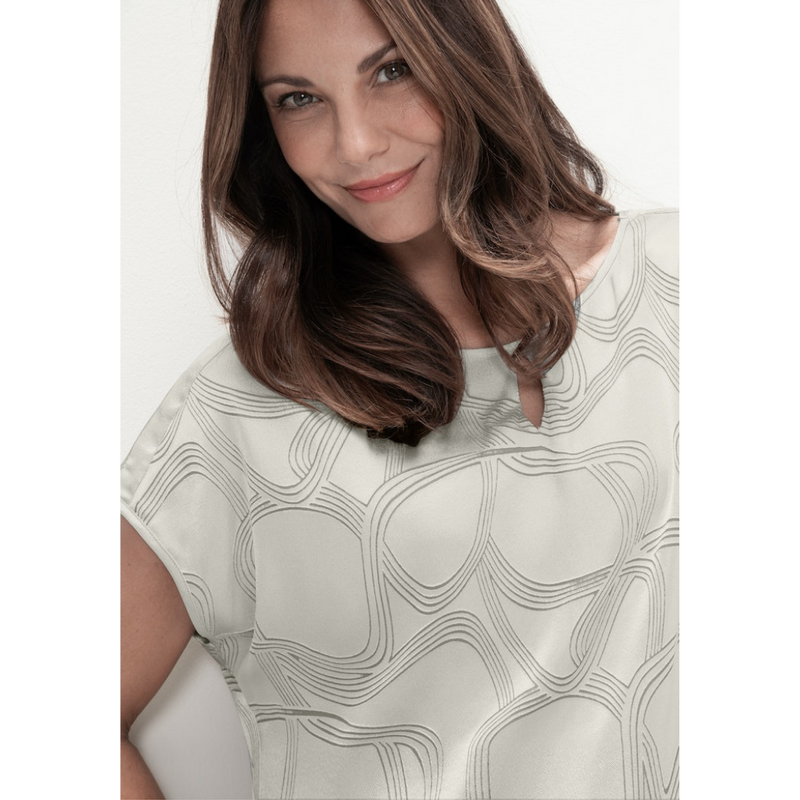 An image of the Bianca Sella Swirled Top