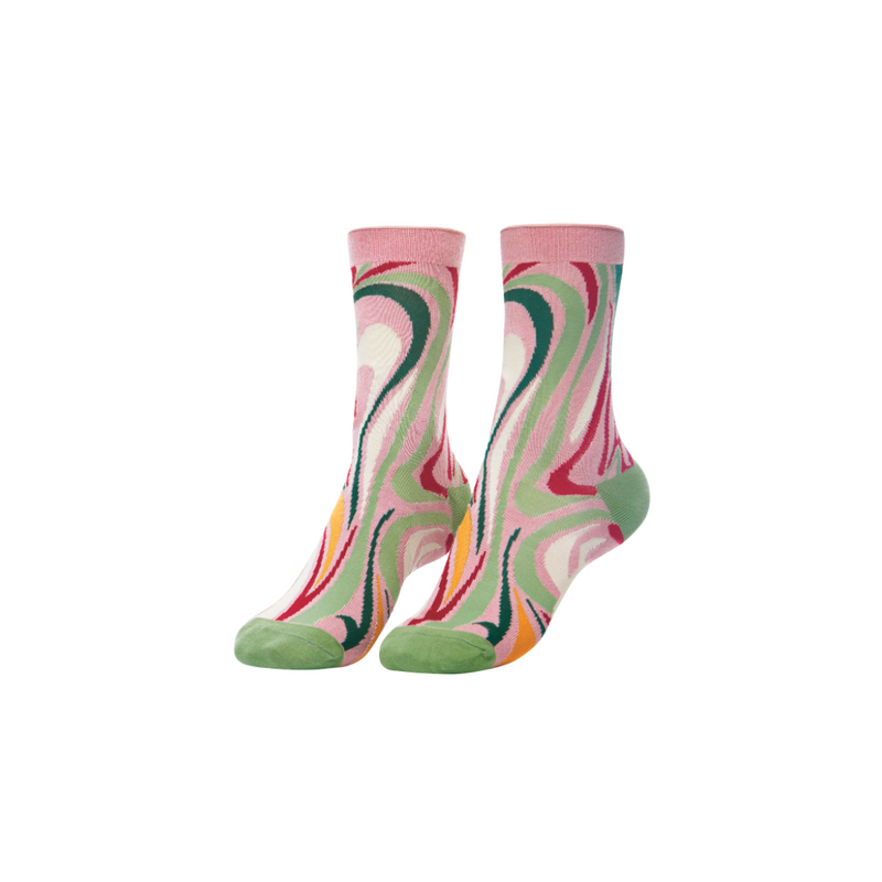 An image of the Powder Kaleidoscope Ankle Socks