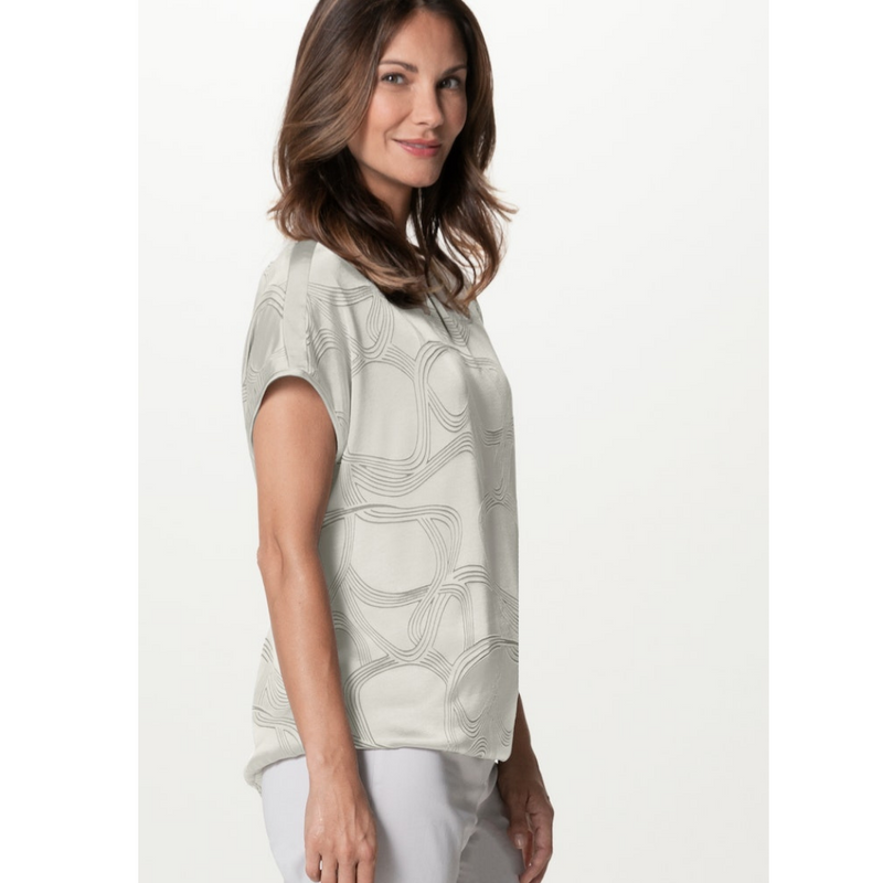 An image of the Bianca Sella Swirled Top