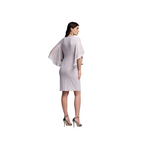An image of the Joseph Ribkoff Shiffon Sleeve Crossover Dress