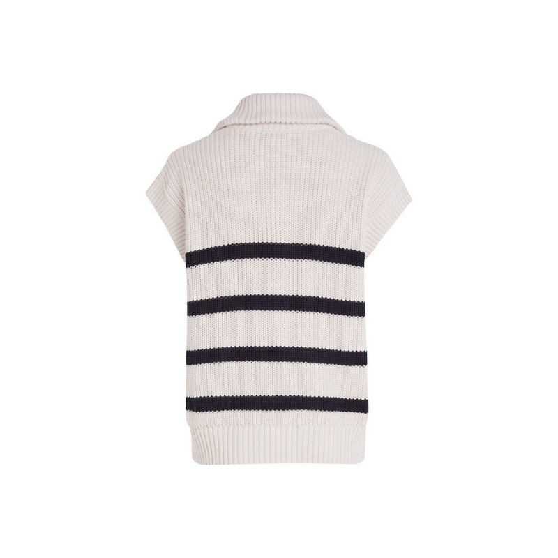 An image of the Tommy Hilfiger High Neck Stripe Tank