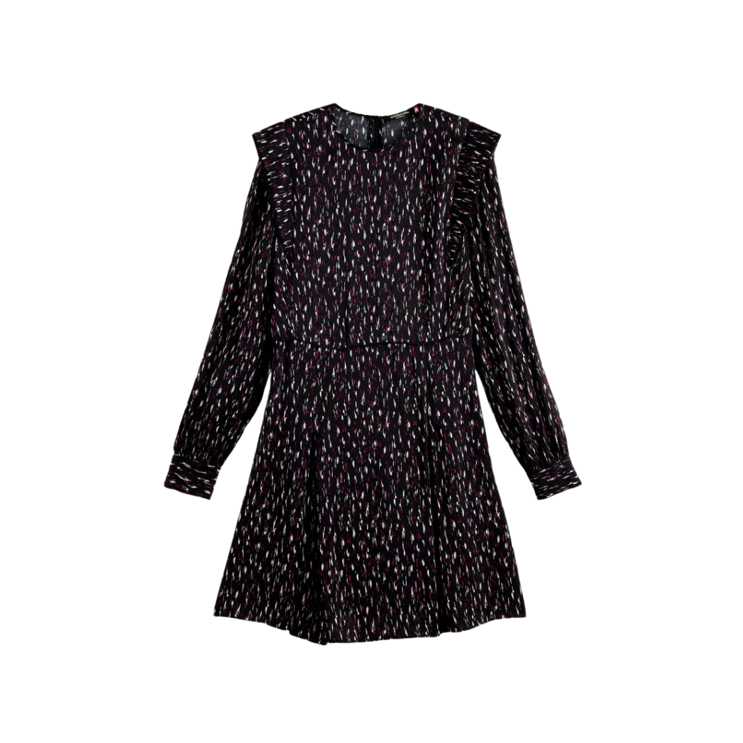 An image of the Scotch & Soda Structured Shoulder Dress