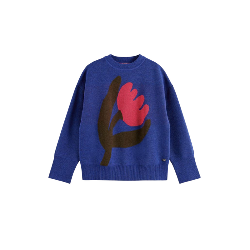 An image of the Scotch & Soda Tulip Design Oversized Jumper