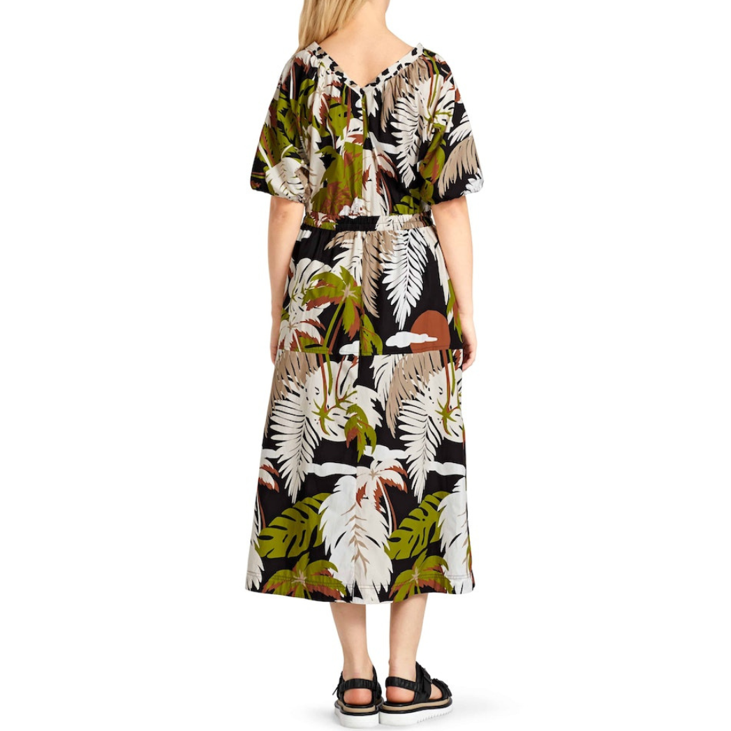 An image of the Marc Cain Palm Print Dress