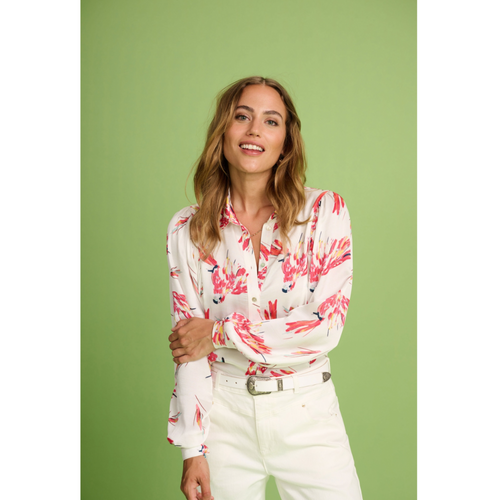 An image of the POM Amsterdam Parrots Blouse