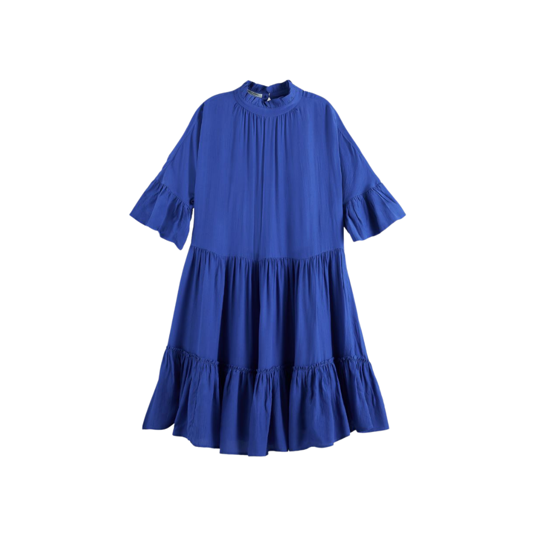An image of the Scotch & Soda Short Dress Ruffle Sleeve