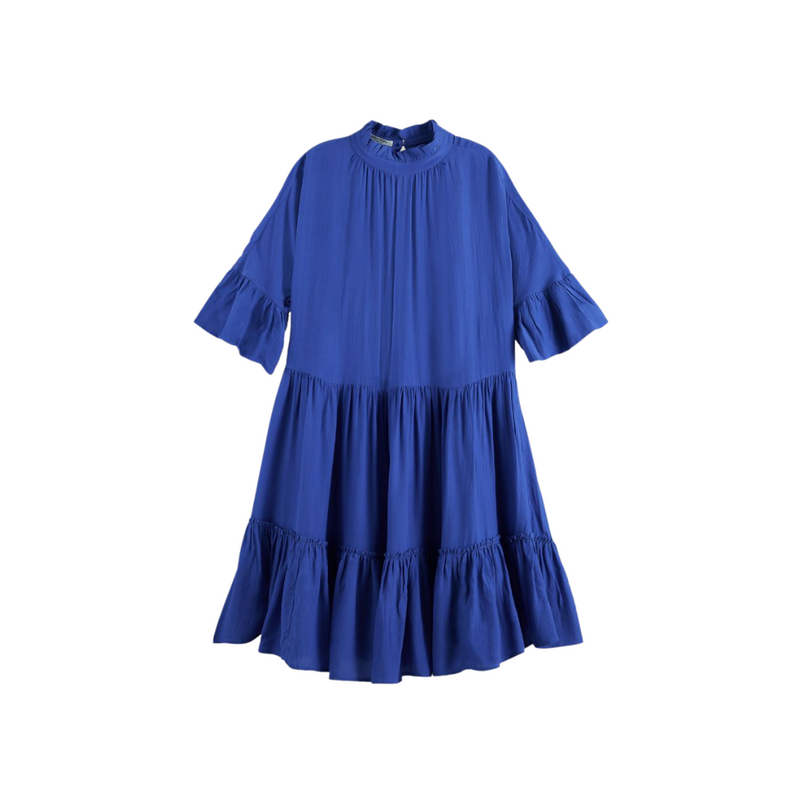 An image of the Scotch & Soda Short Dress Ruffle Sleeve