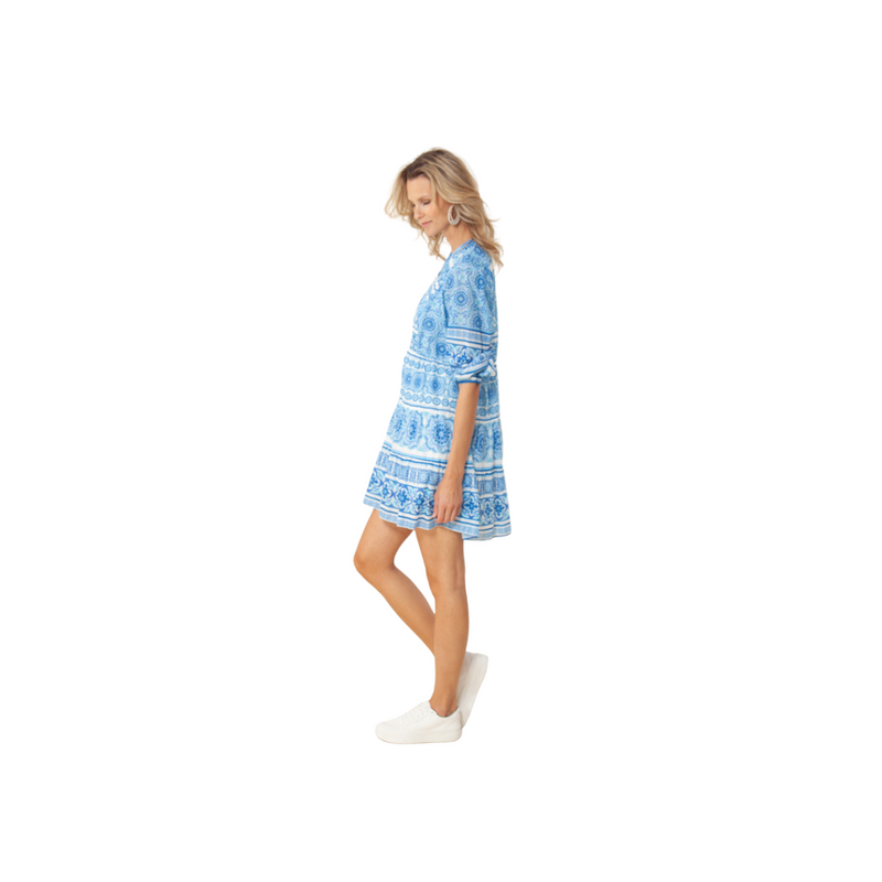 An image of the Hale Bob V Neck Short Dress