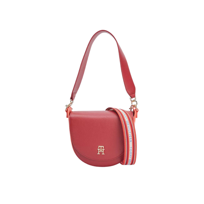 Red tommy hilfiger handbag best sale