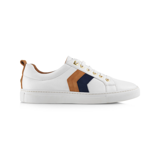 An image of the Fairfax & Favor Fairfax & Favor Alexandra Leather Trainer