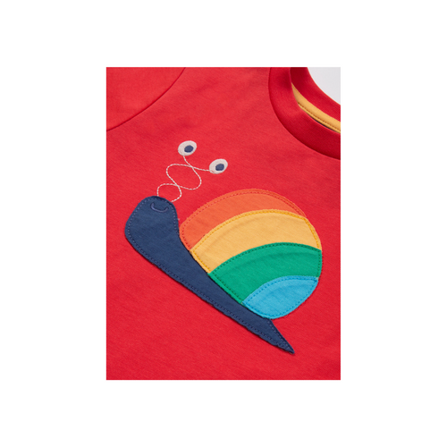 An image of the Kite Rainbow Snail T-Shirt