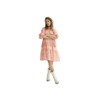 An image of the Oui Print Tier Dress