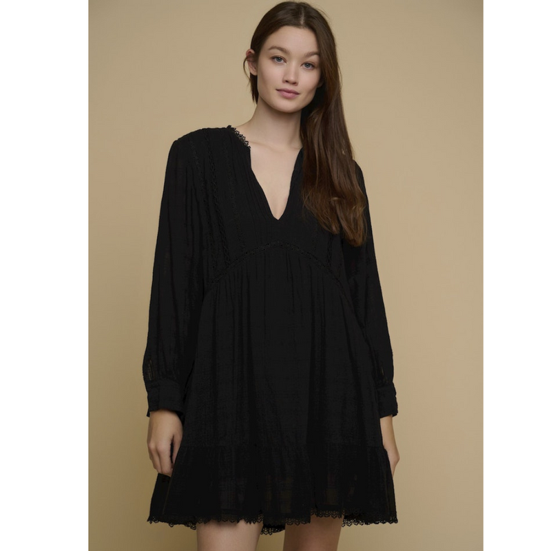 An image of the Rino & Pelle Wide Lace Dress