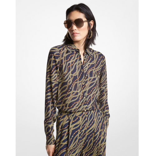 An image of the Michael Kors Chain Button Down Shirt